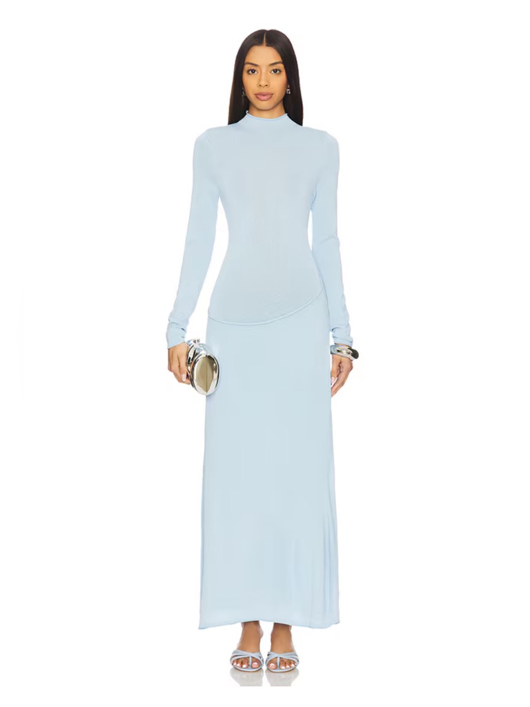 Lioness Resolution Maxi Dress In Blue - Size Small
